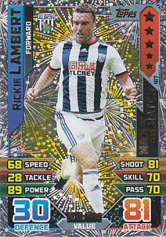 Rickie Lambert West Bromwich Albion 2015/16 Topps Match Attax Man of the Match #417